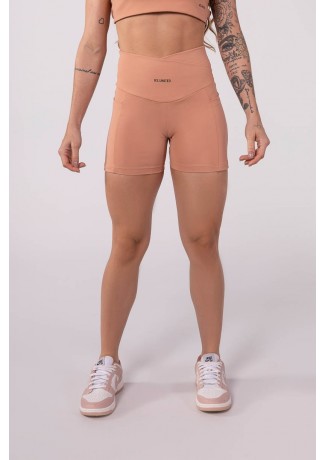 Short com Franzido e Bolso (Nude) | Ref: K3446-D