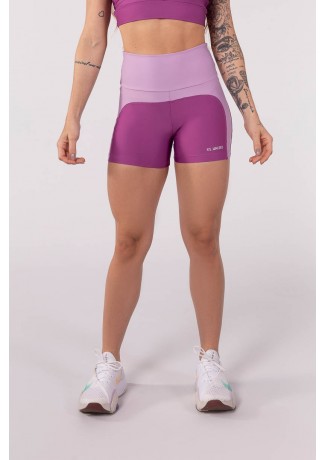 Short Com Recorte Arredondado (Roxo / Lilás) | Ref: K3753-A