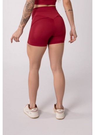 Short com Recorte no Bumbum (Vinho) | Ref: K3826-A