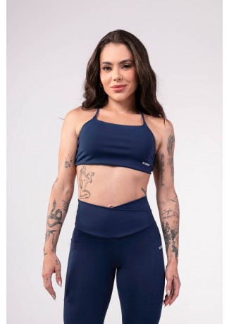 Top com Alças Cruzadas (Azul Marinho) | Ref: K3444-G