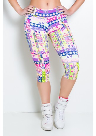 Corsário Estampada (Mosaico Fluorescente) | Ref: KS-F15-025