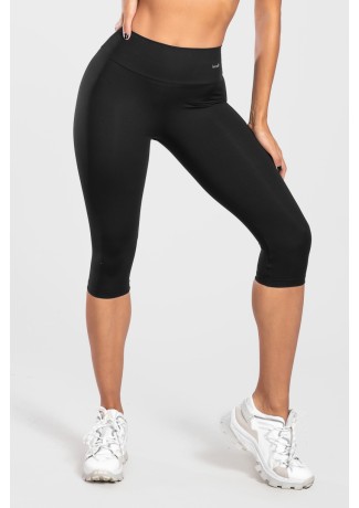 Calça Corsário Básica (Preto) | Ref: K3075-A