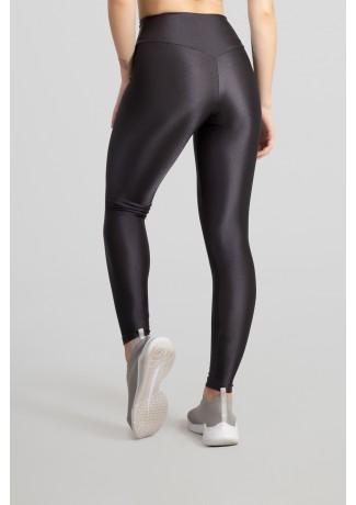 Calça Legging Tecido Platinado com Cós Triangular (Chumbo) | Ref: GO530-C