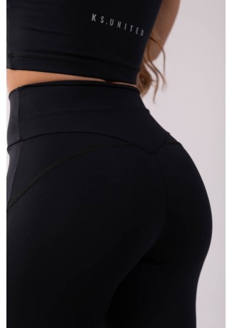 Calça Legging com Recorte no Bumbum (Preto) | Ref: K3547-A