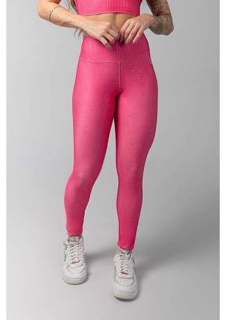 Calça Legging Estampa Digital com Cós Duplo (Rosa Neon) | Ref: K3600-S