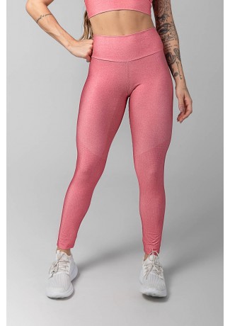 Calça Legging Estampa Digital com Cós Duplo (Rosa) | Ref: K3600-T