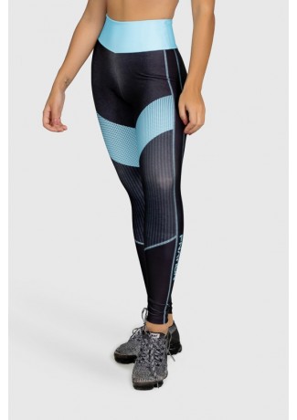Calça Legging Fitness Estampa Digital Blue Points | Ref: GO280