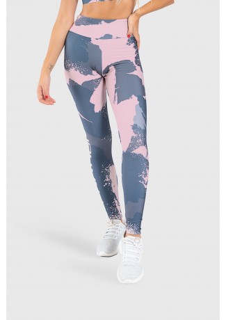 Calça Legging Fitness Estampa Digital Brush Colors | Ref: GO213
