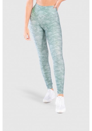 Calça Legging Fitness Estampa Digital Camouflaged Green | Ref: GO189-B