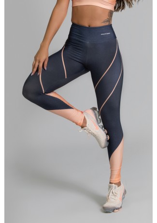 Calça Legging Fitness Estampa Digital Coral Brand | Ref: GO343