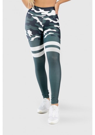 Calça Legging Fitness Estampa Digital Green Camo | Ref: GO263
