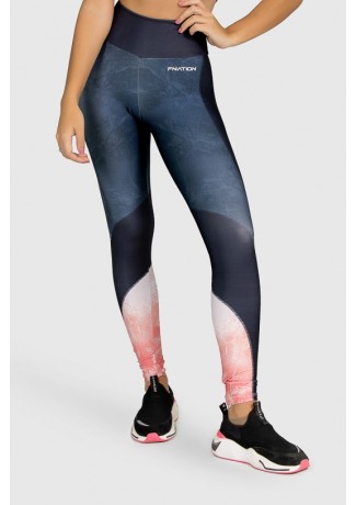 Calça Legging Fitness Estampa Digital Massing Corals | Ref: GO271