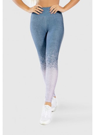 Calça Legging Fitness Estampa Digital Old Purple | Ref: GO283