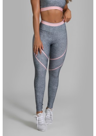 Calça Legging Fitness Estampa Digital Pink Fusion | Ref: GO347