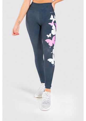 Calça Legging Fitness Estampa Digital Wings of a Butterfly | Ref: GO212
