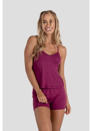 Camiseta Homewear (Roxo) | Ref: K3104-C