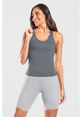 Camiseta Nadador Básica Justinha (Chumbo) | Ref: K3084-F