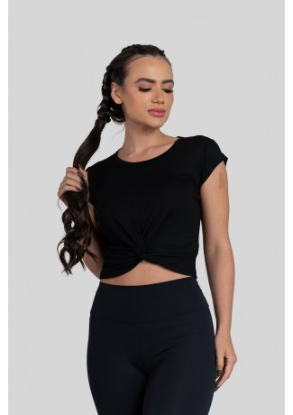 Cropped Torcido na Frente (Preto) | Ref: K3134-A