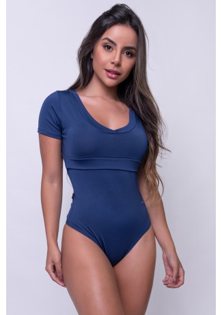Body Liso Suzana (Azul Marinho) | Ref: F242-002