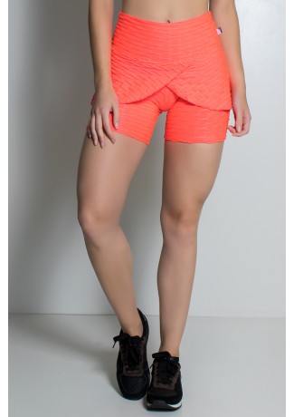 Short Saia Fernanda Fluor (Rosa Fluor) | Ref: KS-F376-001