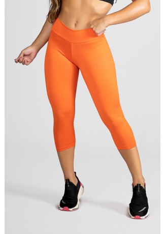 Calça Corsário  (Laranja) | Ref: F73-005