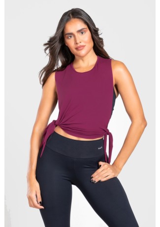 Regata com Nózinho Lateral Básica (Roxo) | Ref: K3083-C
