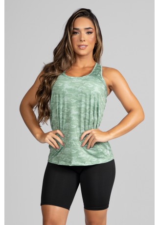 Regata Fitness Estampa Digital Camouflaged Green | Ref: GO204-B