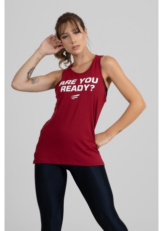 Regata Viscolycra com Silk Are You Ready (Vinho) | Ref: GO395-D