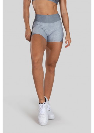 Short com Cós Duplo Estampa Digital (Gray Bubble) | Ref: K3069-C