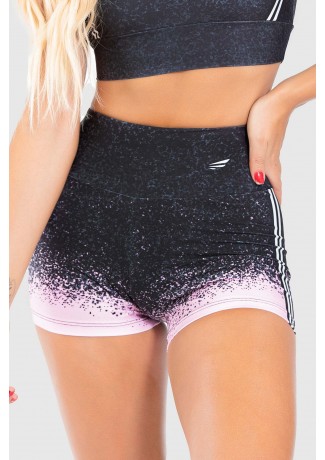 Short Fitness Estampa Digital Pink Splash | Ref: GO192