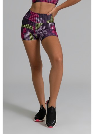 Short Fitness Estampa Digital Purple Screen | Ref: GO363