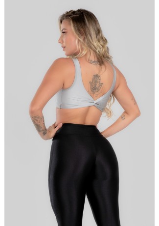 Top com Nó nas Costas (Prata) | Ref: K2964-C