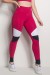 Calça 3 Cores Com Detalhe No Tornozelo (Rosa Pink / Branco / Preto) | Ref: CAL427-006/002/001