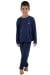 Pijama Infantil Longo 078 (Azul Marinho) CEZ-PA078-002