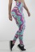 Legging Estampada Mosaico Roxo Vermelho e Verde | Ref: KS-F27-004