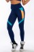 Calça 3 Cores com Recortes (Azul Marinho / Azul Celeste / Laranja) | Ref: K2423-B