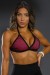 Top Tela Com Neon (Rosa Neon / Preto) | Ref: K2560-B