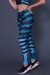Calça Legging Com Cós de Elástico Embutido Camo Stripes | Ref: K2649