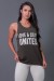 Camiseta Regata Fitness com Silk (Verde Militar / Off-White) | K2569-B