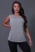 Camiseta Viscose Cavada com Silk (Mescla / Laranja Fluor) | Ref: K2575-C
