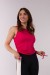 Camiseta Franzida nas Laterais (Rosa) | Ref: K3670-B