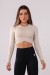 Cropped Transpassado Manga Longa (Off-White) | Ref: K3552-B
