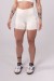 Short com Bolso e Ponto de Cobertura (Off-White) | Ref: K3553-F