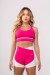 Top com Alças Duplas Cruzadas (Rosa / Off-White) | Ref: K3748-B
