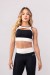 Top com Abertuara no Decote (Preto / Off-White) | Ref: K3757-A