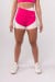 Short com Cós Transpassado (Rosa / Off-White) | Ref: K3774-C