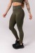 Calça Legging com Cós Diferenciado (Verde Militar) | Ref: K3927-B
