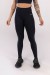 Calça Legging com Cós Alto Arredondado sem Gancho (Preto) | Ref: K3957-A