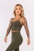 Top com Alças e Costas Abertas (Verde Militar) | Ref: K3991-B