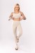 Calça Legging com Tira na Cintura (Bege) | Ref: K4052-A